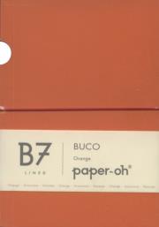 Opakowanie Notatnik B7 Paper-oh Buco Orange w linie