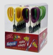 Opakowanie Nożyczki szkolne z miękką rączką 15 cm 12 sztuk