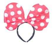 Opakowanie Opaska kokarda ze światłem czerwona