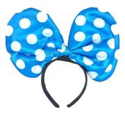 Opakowanie Opaska kokarda ze światłem niebieska