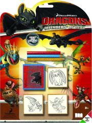Opakowanie Pieczątki Dragons 3 sztuki