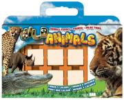 Opakowanie Pieczątki walizka 7 sztuk Zwierzęta dzikie