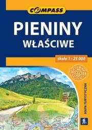 Opakowanie Pieniny Właściwe Mapa turystyczna 1:25000