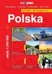 Okładka książki Polska Atlas drogowy 1:250 000
