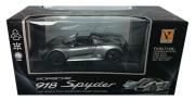 Opakowanie Porsche 918 Spyder zdalnie sterowane skala 1:24 srebrne