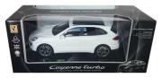 Opakowanie Porsche Cayenne Turbo zdalnie sterowane skala 1:18 białe