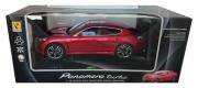 Opakowanie Porsche Panamera Turbo zdalnie sterowane skala 1:18 czerwone