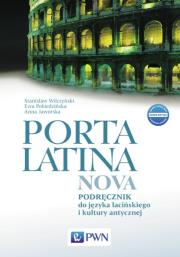 Porta Latina nova Podręcznik do języka łacińskiego i kultury antycznej Porta Latina nova Preparacje i komentarze. Autor: Pobiedzińska Ewa, Wilczyński Stanisław. Dadada.pl Okładka książki Porta Latina nova Podręcznik do języka łacińskiego i kultury antycznej Porta Latina nova Preparacje i komentarze