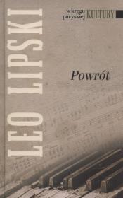 Powrót. Autor: Lipski Leo. Dadada.pl Okładka książki Powrót