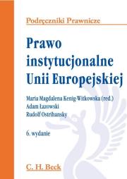 Okładka książki Prawo instytucjonalne Unii Europejskiej