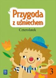 Okładka książki Przygoda z uśmiechem. Zeszyt ćwiczeń. Część 3. Czterolatek W