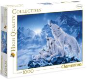 Opakowanie Puzzle 1000 HQ Rodzina wilków