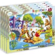 Okładka książki Puzzle 15 Ramkowe Kubuś Puchatek różne rodzaje