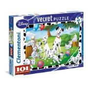 Opakowanie Puzzle 60 Velvet 101 Dalmatyńczyków