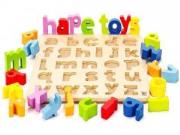 Puzzle Alfabet małe litery. Wydawca: Toy Planet. Dadada.pl Opakowanie Puzzle Alfabet małe litery