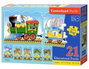 Puzzle Edukacyjne - Train CASTOR. Wydawca: Castorland. Dadada.pl Opakowanie Puzzle Edukacyjne - Train CASTOR