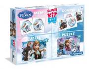 Okładka książki Puzzle Kraina Lodu Super kit 4 w 1
