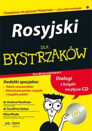 Rosyjski dla bystrzaków. Wydanie II. Autor: Andrew D. Kaufman, Serafima Gettys. Dadada.pl Okładka książki Rosyjski dla bystrzaków. Wydanie II