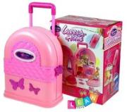 ROZKŁADANY DOMEK DLA LALEK WALIZKA + MEBLE. Autor: LeanToys. Dadada.pl Okładka książki ROZKŁADANY DOMEK DLA LALEK WALIZKA + MEBLE