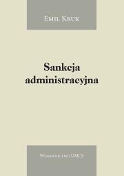 Okładka książki Sankcja administracyjna