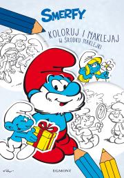 Okładka książki Smerfy. Koloruj i naklejaj