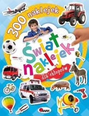 Okładka książki Świat naklejek dla chłopców