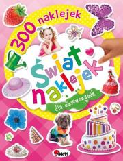 Okładka książki Świat naklejek dla dziewczynek