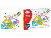 Opakowanie Szablony rysunkowe 11 sztuk + pisaki 6 sztuk