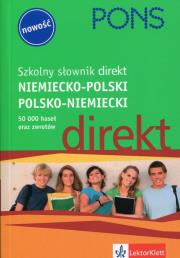 Szkolny słownik direkt niemiecko-polski polsko-niemiecki. Autor: praca zbiorowa. Dadada.pl Okładka książki Szkolny słownik direkt niemiecko-polski polsko-niemiecki