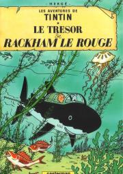 Okładka książki Tintin Le Tresor de Rackham le rouge