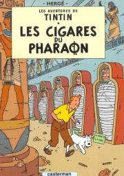 Okładka książki Tintin les Cigares du Pharaon