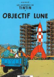 Okładka książki Tintin Objectif Lune
