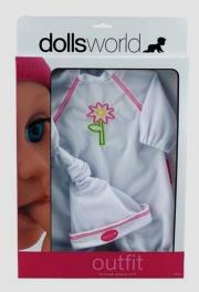 Opakowanie Ubranka deluxe + czapeczka biały mix wzorów