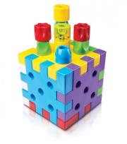 Układanka Qubo pierwsze klocki 19 elementów. Wydawca: Quercetti. Dadada.pl Opakowanie Układanka Qubo pierwsze klocki 19 elementów