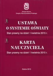 Okładka książki Ustawa o systemie oświaty Karta Nauczyciela
