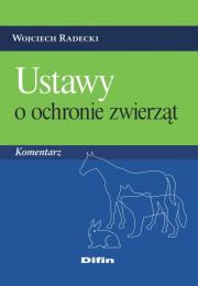 Okładka książki Ustawy o ochronie zwierząt