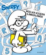Wielka księga łamigłówek. Smerfy. Autor: Opracowanie zbiorowe. Dadada.pl Okładka książki Wielka księga łamigłówek. Smerfy