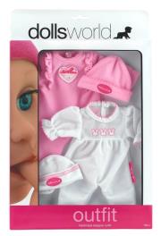 Opakowanie Zestaw 2 ubranek dla lalek do wielkości 30 cm