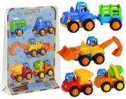 Okładka książki ZESTAW 4 POJAZDÓW NA BLISTRZE KOPARKA WYWROTKA