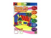 Opakowanie Zestaw kreatywny numer pianką Domek