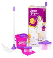 Zestaw sprzątający wiadro z mopem +zmiotka. Wydawca: Lean Toys. Dadada.pl Opakowanie Zestaw sprzątający wiadro z mopem +zmiotka