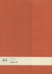Opakowanie Zeszyt A4 Paper-oh Circulo w linie 56 kartek Orange on Grey