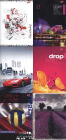 Opakowanie Zeszyt A4 w kratkę 60 kartek 10 sztuk mix