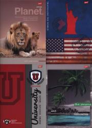 Opakowanie Zeszyt A4 w kratkę 80 kartek 5 sztuk mix