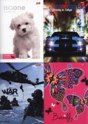 Opakowanie Zeszyt A4 w linie 32 kartki 10 sztuk mix