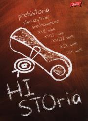 Opakowanie Zeszyt A5 Historia w kratkę 60 kartek 10 sztuk