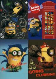Opakowanie Zeszyt A5 Minionki w linie 32 kartki 15 sztuk mix