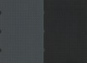 Opakowanie Zeszyt A5 Paper-oh Cahier Circulo gładki 40 kartek Black on Grey / Grey on Black