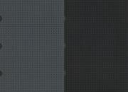 Opakowanie Zeszyt A5 Paper-oh Cahier Circulo w kratkę 40 kartek Black on Grey / Grey on Black