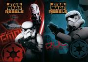 Opakowanie Zeszyt A5 Star Wars Rebels w linie 32 kartki 15 sztuk mix